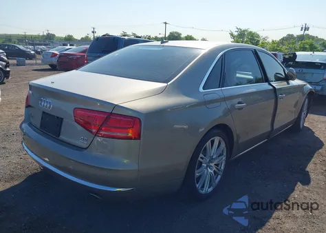 2012 Audi A8 L 4.2 из США, поврежденный, VIN WAURVAFD6CN030715